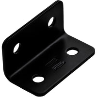 National Hardware 1.6 in. H X 3 in. W X 0.125 in. D Black Carbon Steel Inside/Outside Corner Brace