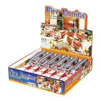 Toysmith 04855 5 Die-Cast Pull-Back Fire Engine Assorted Styles (Pack of 12)