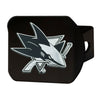 NHL - San Jose Sharks Black Metal Hitch Cover