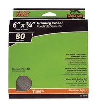 Gator 6 in. D X 1 in. in. Grinding Wheel