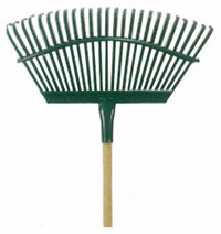 Flexrake 1W 48 Handle 19 Steel Head Lawn Rake  (Pack Of 12)