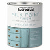 Rust-Oleum Matte Highland Blue Water-Based Acrylic Milk Paint 1 qt (Pack of 2).