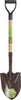 True Temper 57 in. Steel Round Digging Shovel Wood Handle