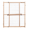 North States Gray 32 in. H X 29-1/2-50 in. W Wood Wire Mesh Gate