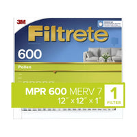 Filtrete 12 in. W X 12 in. H X 1 in. D Fiberglass 7 MERV Pleated Air Filter (Pack of 4)