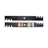 MaxPower Mulching Mower Blade Set 21 L x 2-1/4 W in. for Craftsman/Husqvarna/Poulan