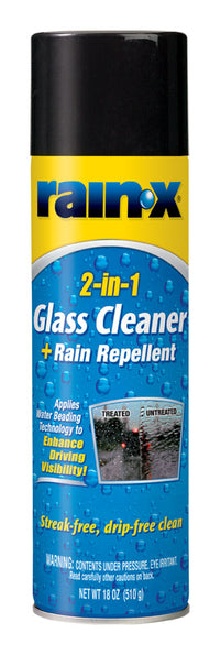 Rain-X Glass Cleaner/Rain Repellant Aerosol 18 oz