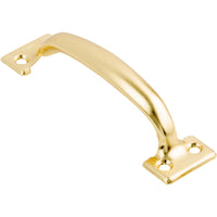 V172 5-3/4â€ Pull - Polished Brass