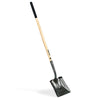 True Temper 57.63 in. Steel Square Transfer Shovel Wood Handle