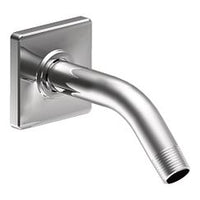 Chrome shower arm