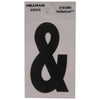 Hillman 2 in. Reflective Black Mylar Self-Adhesive Special Character Ampersand 1 pc (Pack of 6)