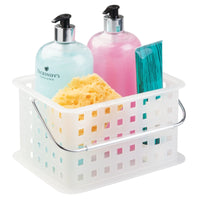 InterDesign Clear Plastic Free Standing Shower Caddy 9 L x 6.5 H x 5 W in.