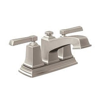 Spot resist brushed nickel two-handle bathroom faucet