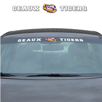 Louisiana State University Sun Stripe Windshield Decal 3.25 in. x 34 in.