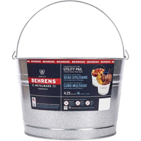 Behrens 4.2 gal. Steel Tub Round (Pack of 6)