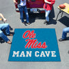 University of Mississippi (Ole Miss) Light Blue Man Cave Rug - 5ft. x 6ft.