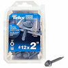 Teks No. 12 X 2 in. L Hex Hex Washer Head Roofing Screws 50 pk