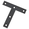 National Hardware 4 in. H X 0.07 in. W X 4 in. L Black Steel T-Plate