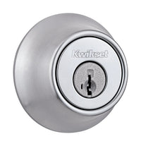 Kwikset Chrome Metal Deadbolt