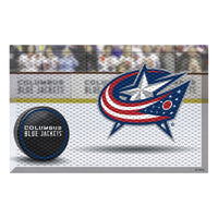 NHL - Columbus Blue Jackets Rubber Scraper Door Mat