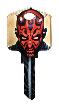 Hillman Star Wars Darth Maul House/Padlock Universal Key Blank Single (Pack of 5).