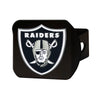 NFL - Las Vegas Raiders  Black Metal Hitch Cover - 3D Color Emblem