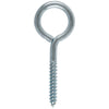 Hampton 7/16 in. x 4-1/2 in. L Zinc-Plated Steel Lag Thread Eyebolt Nut Included (Pack of 10)