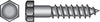 Hillman 5/16 in. X 3 in. L Hex Zinc-Plated Steel Lag Screw 100 pk