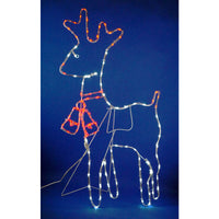 Celebrations LED Standing Reindeer 35 in. Yard Decor