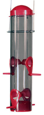 Audubon Plastic Tube Bird Feeder 4 ports