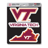 Virginia Tech 3 Piece Decal Sticker Set