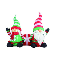 Celebrations Gnome Couple 5 ft. Inflatable