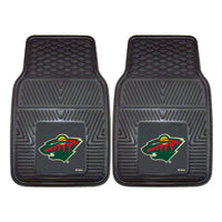 NHL - Minnesota Wild Heavy Duty Car Mat Set - 2 Pieces