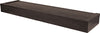 Hillman High and Mighty 2.5 in. H X 24 in. W X 6 in. D Espresso Plastic Floating Shelf (Pack of 2)