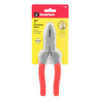 Great Neck 7 in. Drop Forged Steel Lineman's Pliers