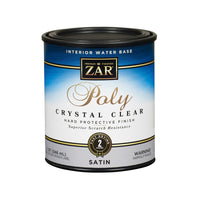 Aqua Zar Satin Clear Water-Based Polyurethane 1 Qt.