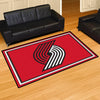 NBA - Portland Trail Blazers 5ft. x 8 ft. Plush Area Rug