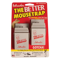 Intruder Reusable The Better Mouse Trap 8 L x 5 W x 2 H in.