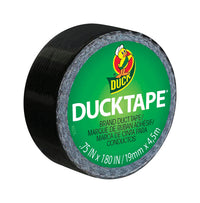 Duck 0.75 in. W x 180 in. L Black Solid Duct Tape (Pack of 6)