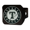 MLB - Texas Rangers Black Metal Hitch Cover