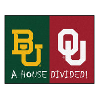 House Divided - Baylor / Oklahoma House Divided Rug