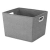 Whitmor 33.7 qt Gray Storage Bin 10 in. H X 15 in. W X 13 in. D Stackable