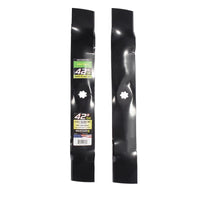 MaxPower 42 in. Standard Mower Blade Set For Riding Mowers 2 pk