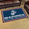 U.S. Marines 4ft. x 6ft. Plush Area Rug