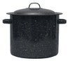 Granite Ware Porcelain Enamel Stockpot 15.5 qt Black