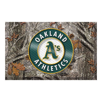 MLB - Oakland Athletics Camo Camo Rubber Scraper Door Mat