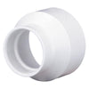 Charlotte Pipe Schedule 40 2 in. Hub X 3 in. D Hub PVC Reducing Coupling 1 pk