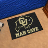 University of Colorado Man Cave Rug - 19in. x 30in.