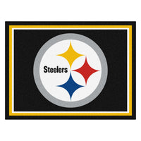 NFL - Pittsburgh Steelers 8ft. x 10 ft. Plush Area Rug