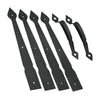 Spear Gate Kit With Pull, Black, 10-In. (Pack of 2)